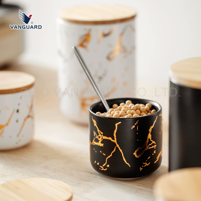 Керамический контейнер для сахара с крышкой