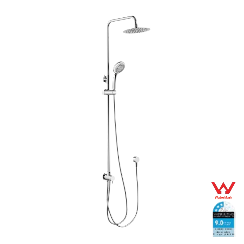 Watermark Luxury Exposed Shower System Wels Chrome Finish Rain Shower System Bathroom Accessories