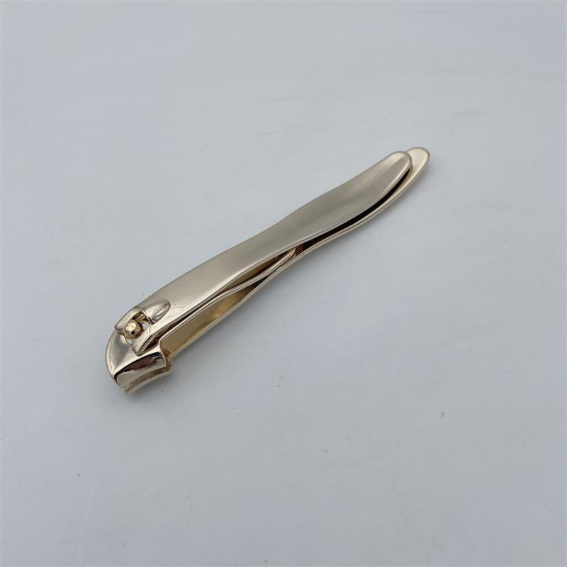 Foshan High Quality Deluxe Gold Plated Finger Toe Tip Middle Nail Cutter Clipper with File