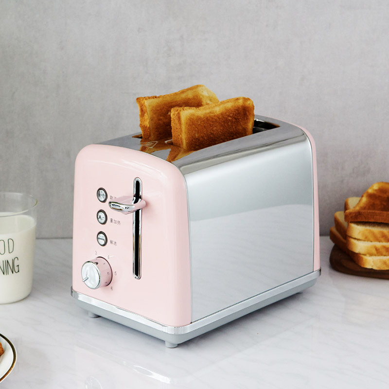 2 Slices Six-Speed Home Automatic Toaster Breakfast Toaster