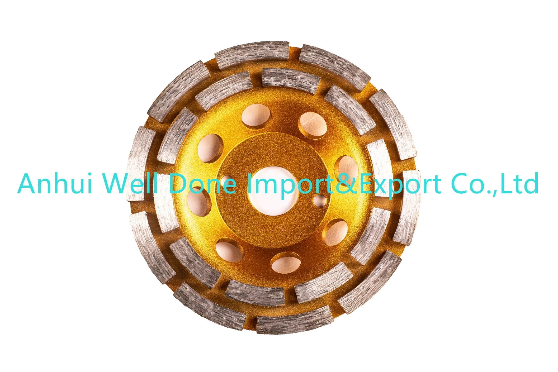 Double Row Concrete Diamond Grinding Cup Wheel