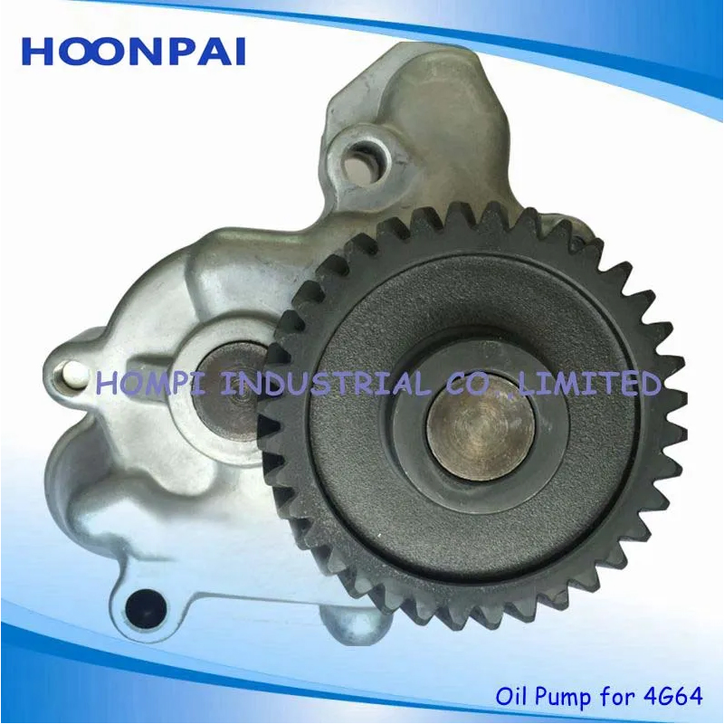 Масляный насос двигателя Mitsubishi 4G64, 4D56, 4G63