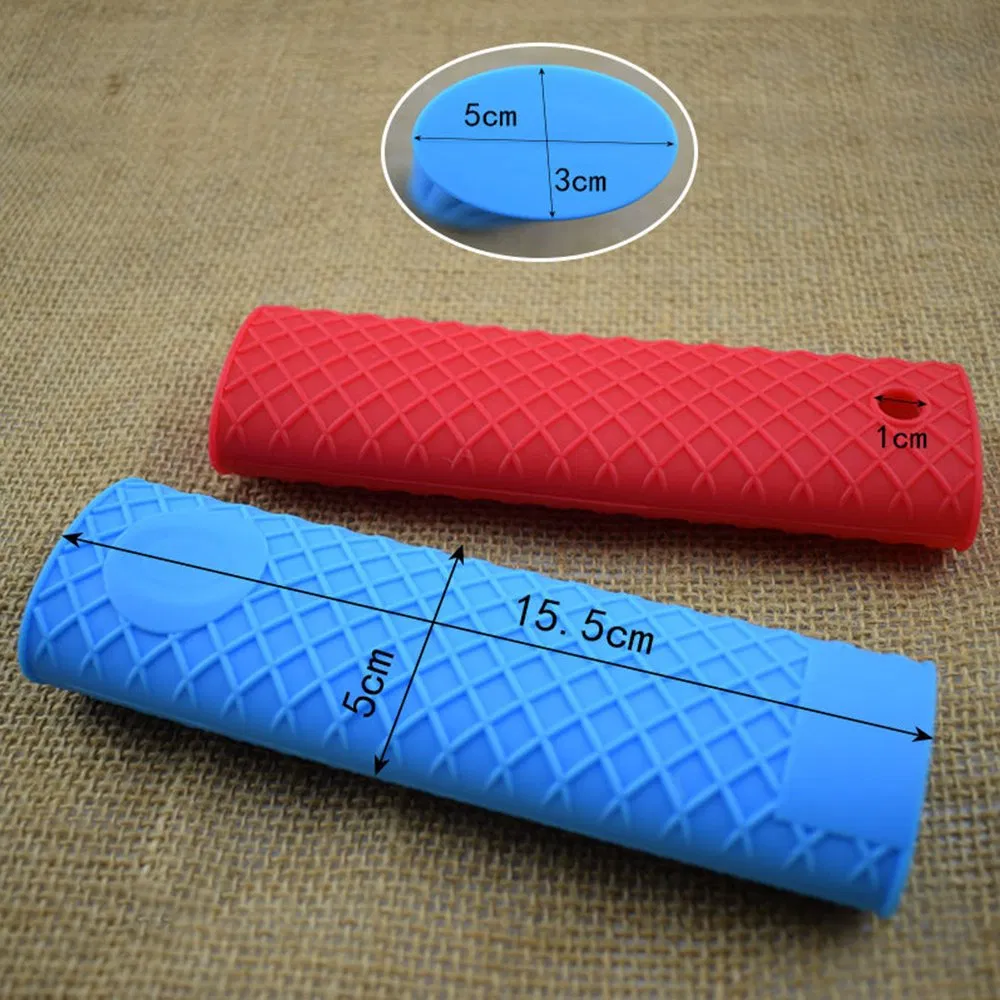 Silicone Pot Pan Handle Kitchen Saucepan Holder Sleeve Slip Cover Durable Heat Resistant Kitchen Grip Utensils Dishwasher Soft and Flexible Waterproof Esg10302