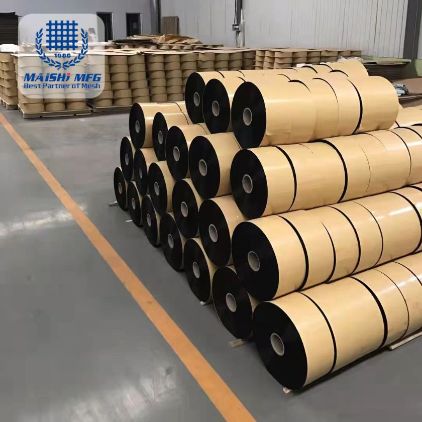 Black Epoxy Coated Mesh Used for Hydraulic