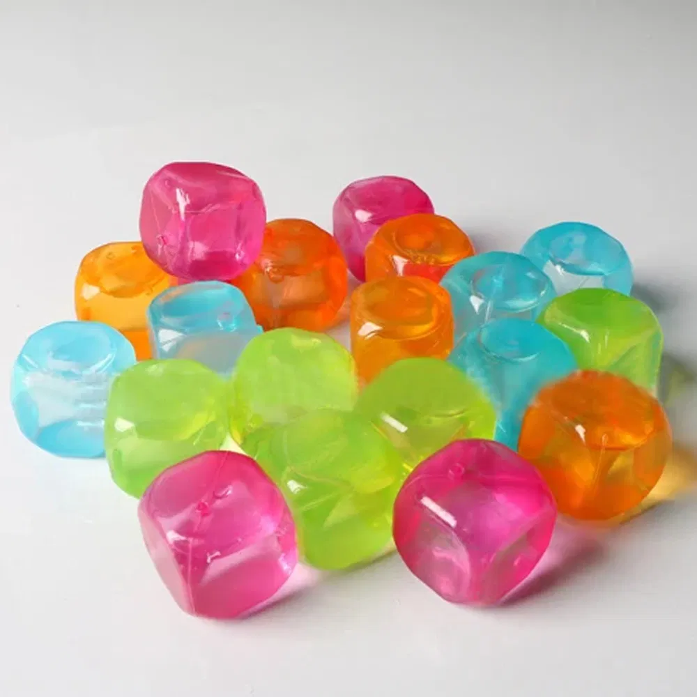 30PCS Reusable Ice Cube Plastic Ice Cubes for Drinks