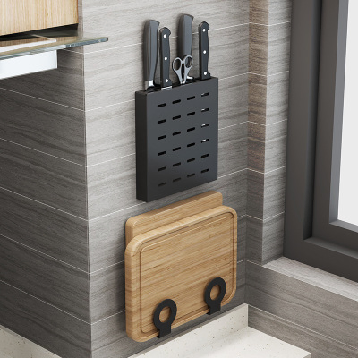 Punch-Free Stainless Steel Dish Rack, Seasoning Rack, Wall-Mounted Storage Rack, Pot Cover Rack, Cutting Board Kitchen Supplies