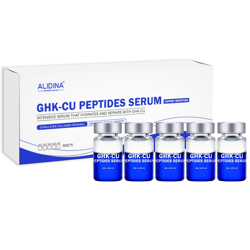 T Ghk-Cu Peptides Anti Aging Skincare Series for Collagen-Boosting Barrier Repair & Hydration Blue Copper Peptides Skincare