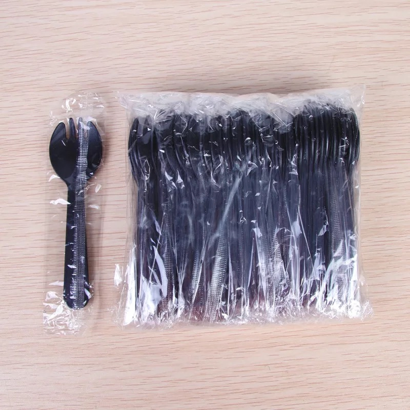 Plastic Disposable Any Color Spoon Knife Fork for Cake