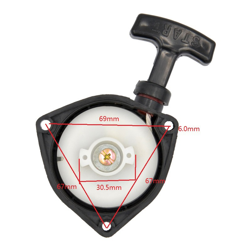 Recoil Rewind Pulley Starter Assembly Bg328/Tu26 Bg305 Brushcutter Spare Parts Starter Assy