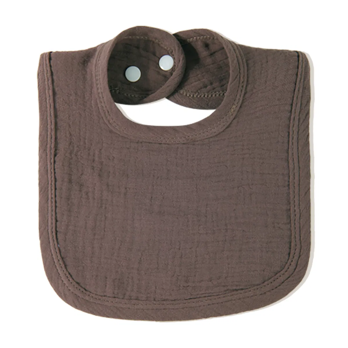 Infant Pure Cotton Ruffled Drool Bib - 4-Layer Muslin 100% Cotton Printed Bib