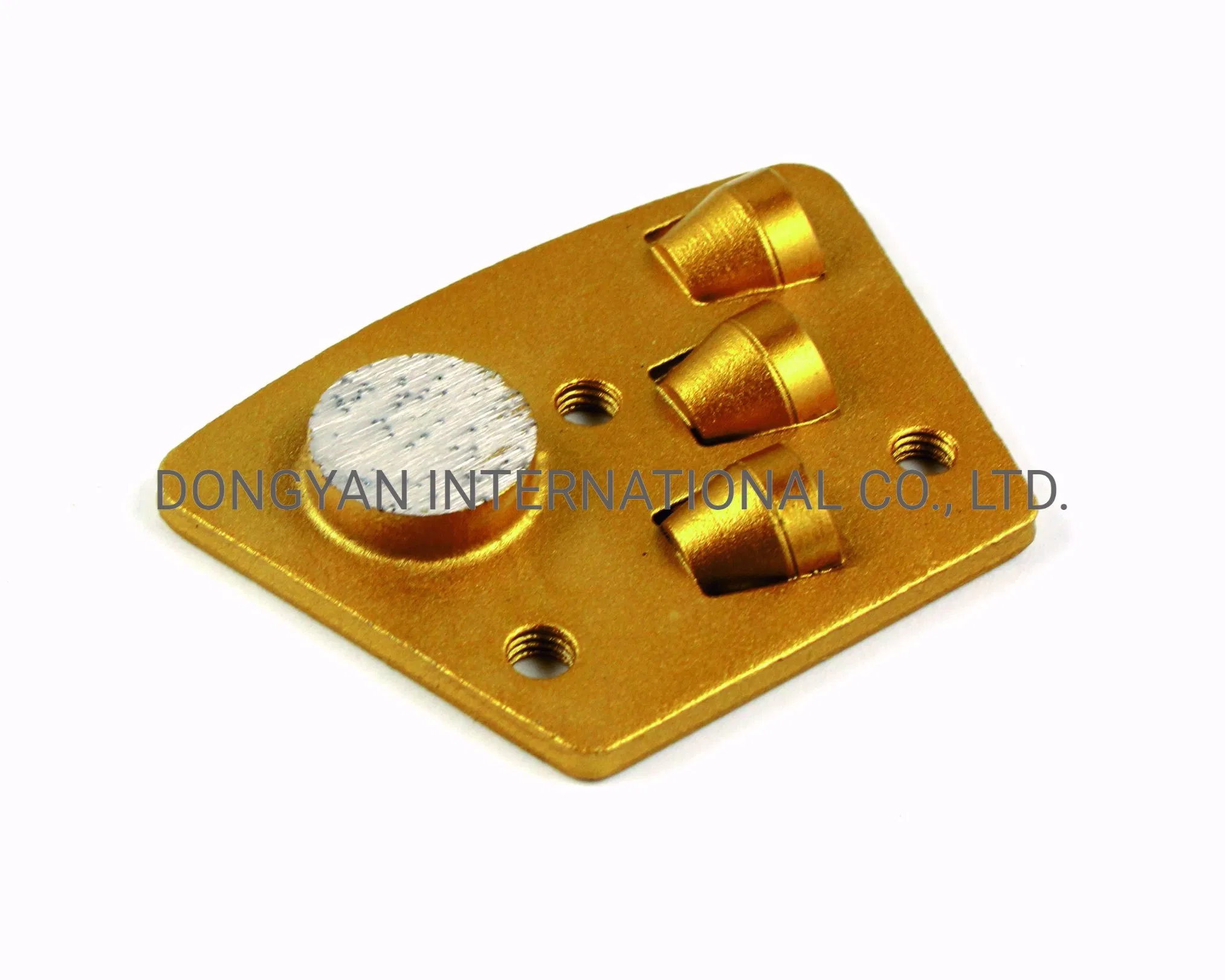 Trapezoid Metal Bond PCD Diamond Grinding Shoe Plates Disc for Grinding Concrete