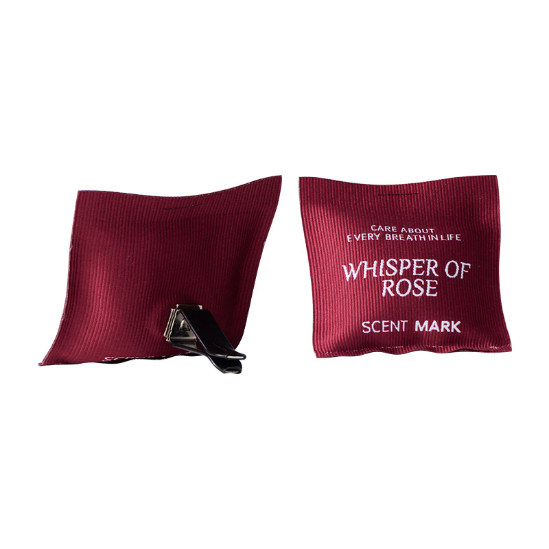 High Quality OEM Scented Bag with Hanging Ribbon and Outlet Clip for Car & Home