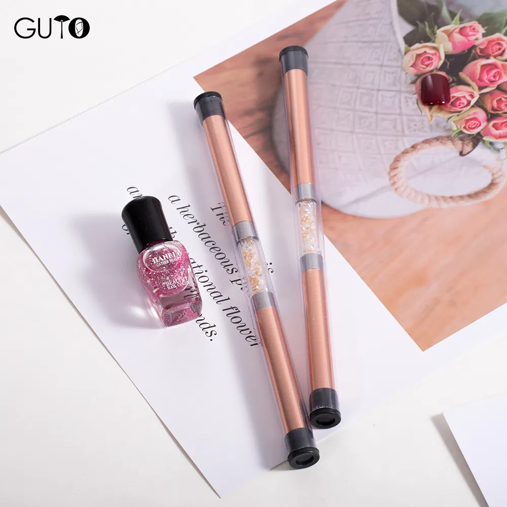 Customizable Logo Guyo Two Way Nylon Nail Beauty Brush