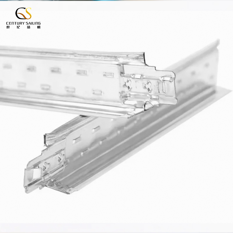 T Bar Suspended False Ceiling T Grid for PVC Gypsum Ceiling Tiles