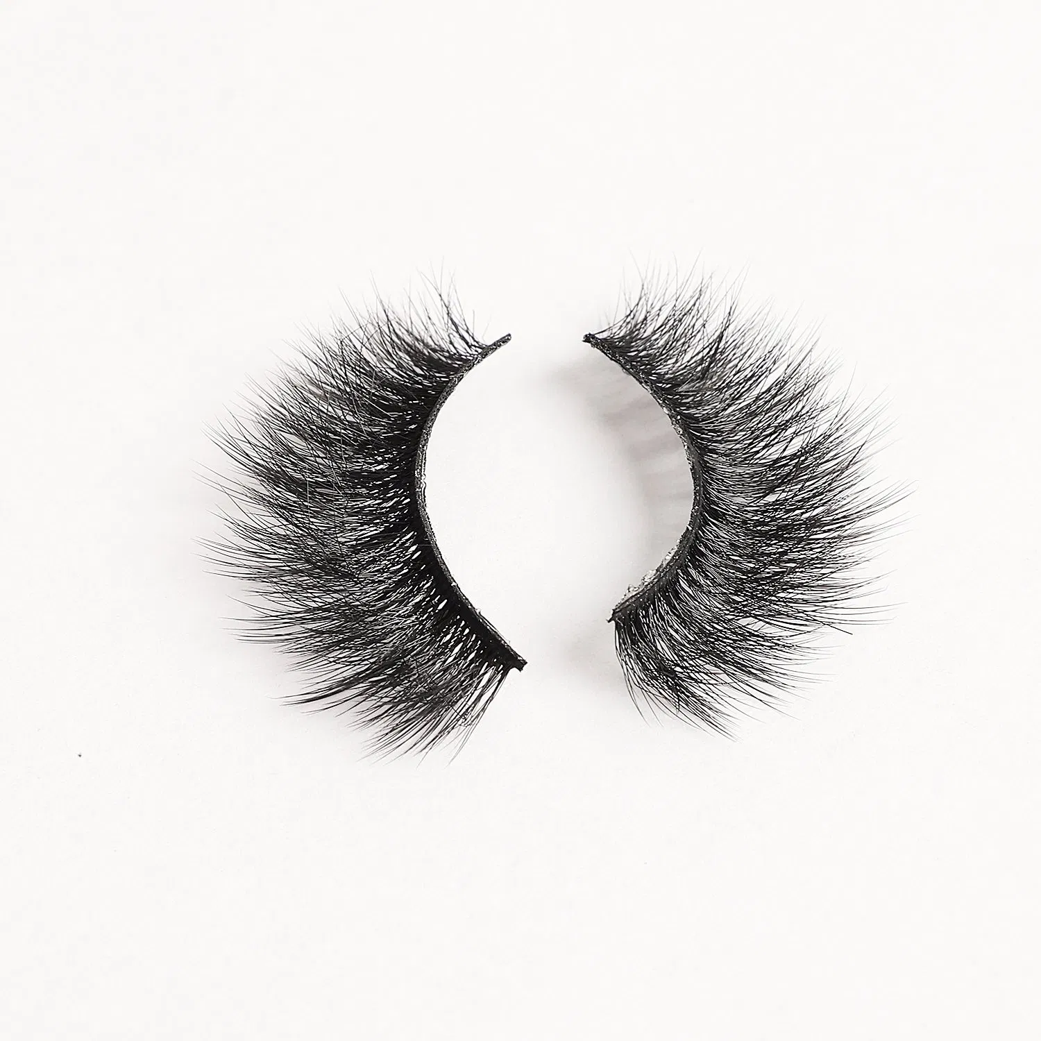 3D Natural Trip Glitter Fluffy False Lash 100% Vegan Custom Eye Lashes Vegan