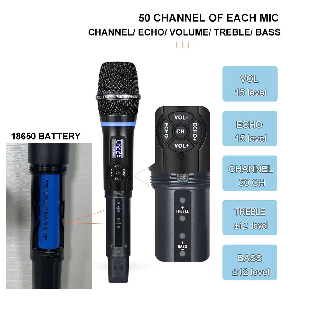 Ultimate 2-in-1 Wireless Microphone with Noise Reduction Technology