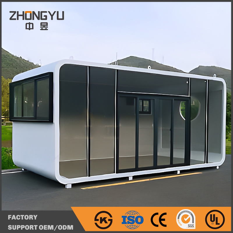 Custom Built Apple House Modular Living Cabin Optimized Interior Zoning for Long Term Residential Use Prefabricated Cabin