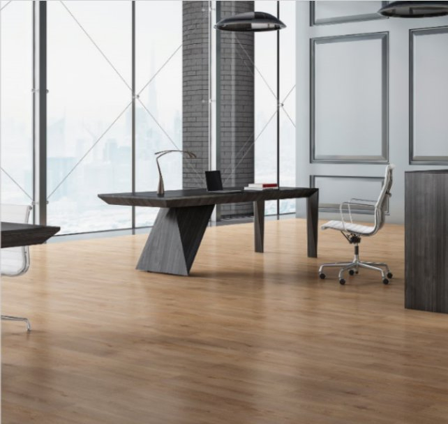 Quality Diamond Strength Waterproof Brown Series Wood MGO Spc Flooring