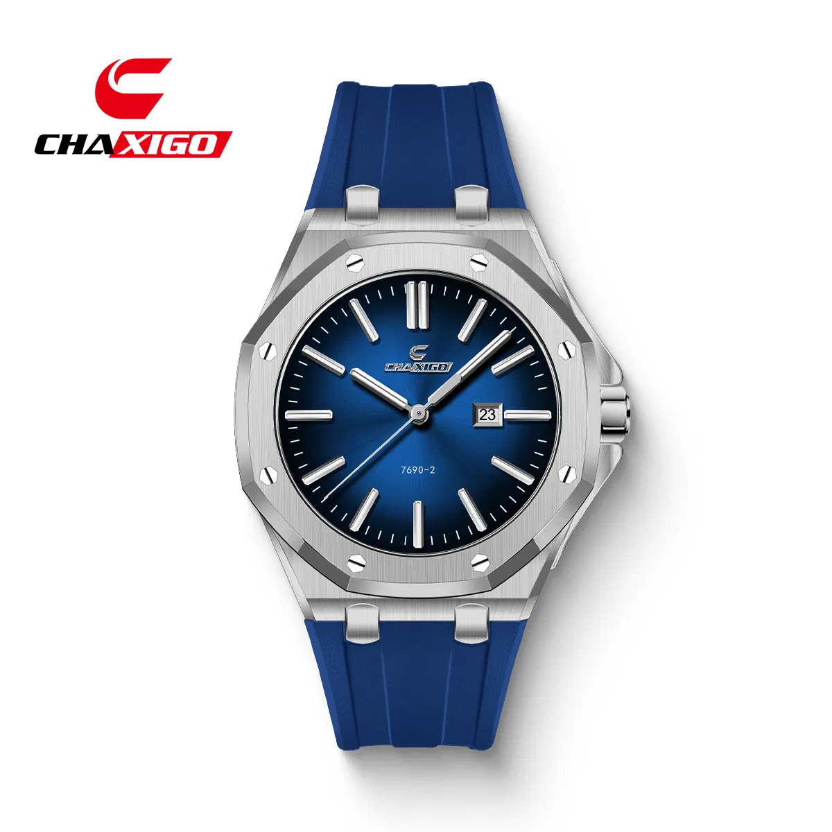 Chaxigo Classic Men's Automatic Quartz Watch Sapphire Crystal Mirror Scratch-Resistant