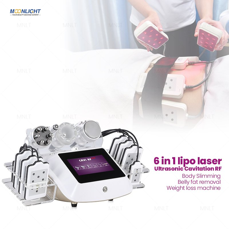 6in1 Cavitation RF Vacuum Lipo Beauty Equipment