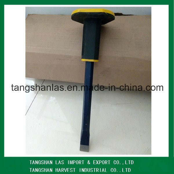 Холодное зубило из стали с пластиковой рукояткой