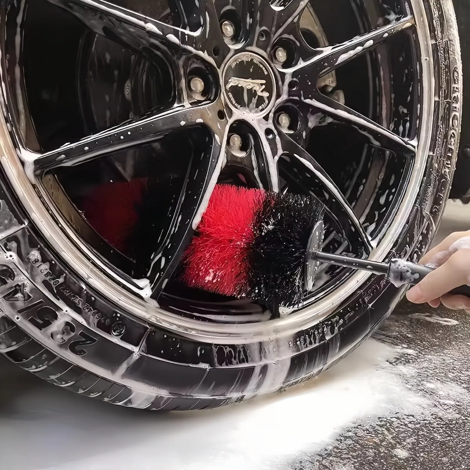 Щетка для чистки дисков автомобиля, мягкая, многофункциональная