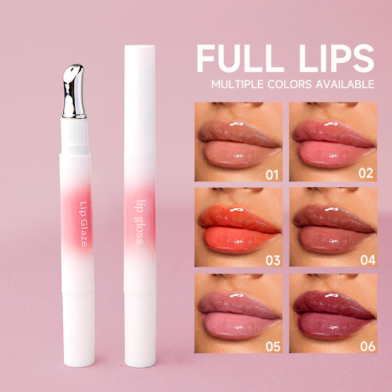 Wholesale Customization Glossy Shiny Hydrating Comfortable Plumping Lightweight Non Sticky Lip Gloss