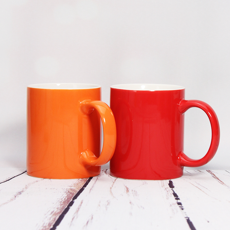 Premium Customizable White Porcelain Coffee Mug for Personalized Sublimation