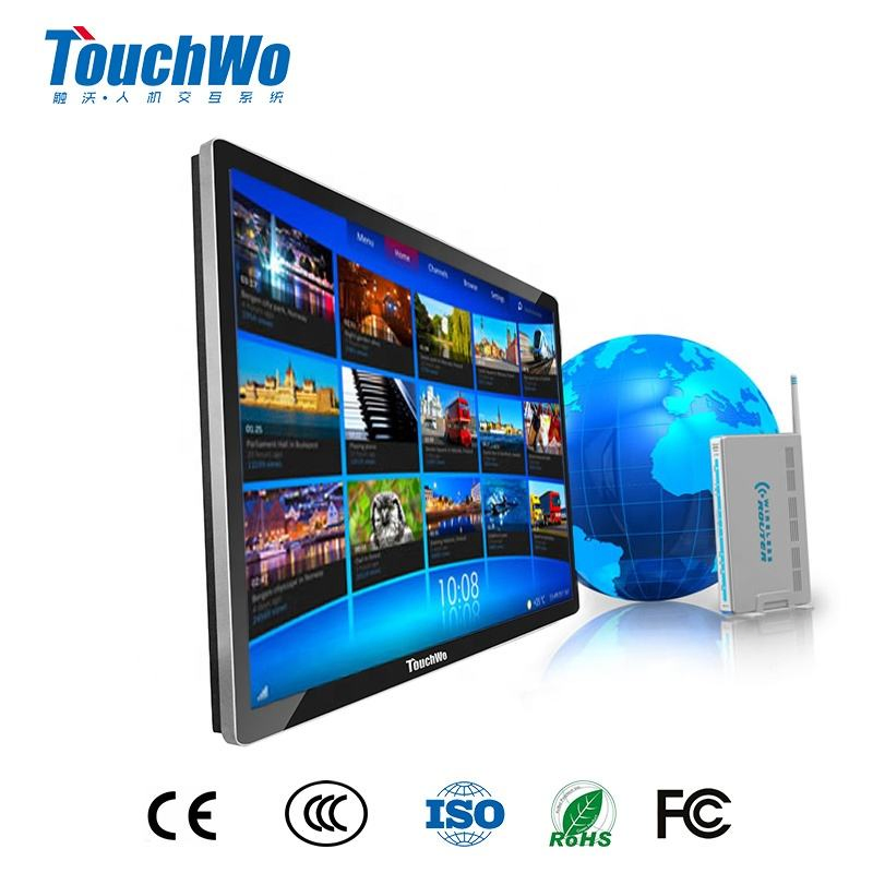 High Resolution 43 Inch Full Flat Touch USB Interactive Touch Screen Monitors