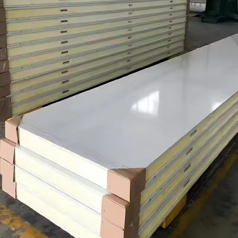 75mm CE Certified for Cold Storage, Custom Size Eco-Friendly PU Sandwich Panel