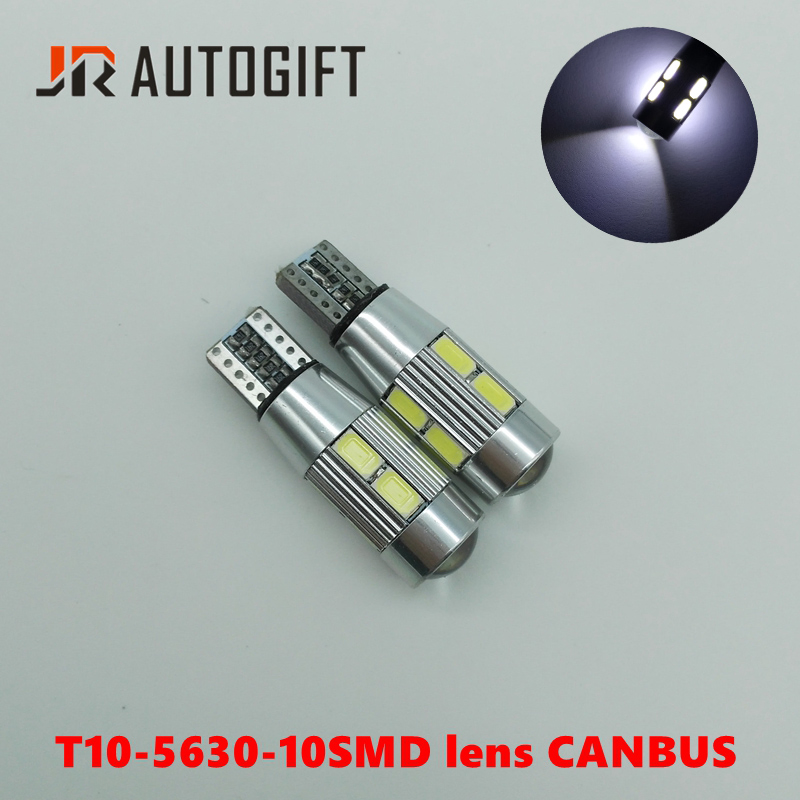 Светодиодная лампа T10 5630 10 LED Canbus для авто