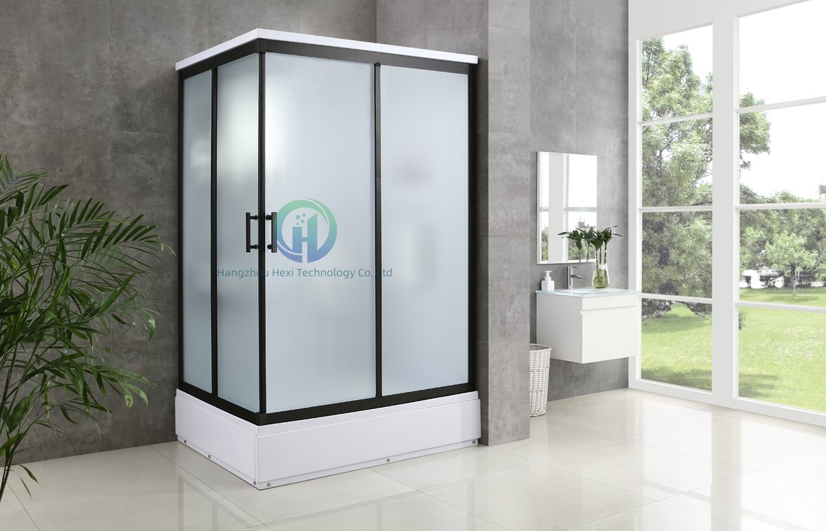 Cabin Luxury Sanitary Ware Glass Design Hotel Complete Shower Steam RV Sink Toilet Prefab Bathroom Pod for Sale