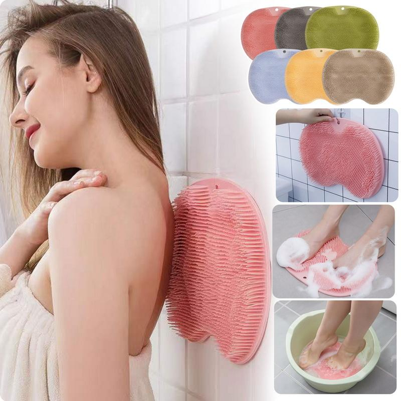 Non Slip Bath Remove Dead Skin Lazy People Silicone Shower Foot Scrubber