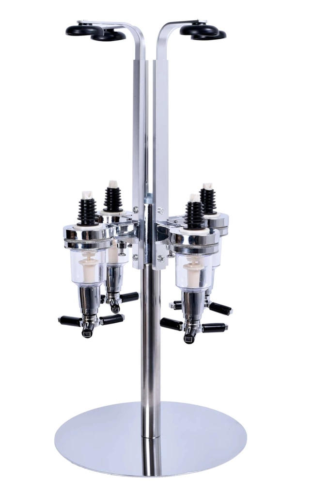 Chinese Factory Four Heads Drink Dispenser Wine Bar Butler