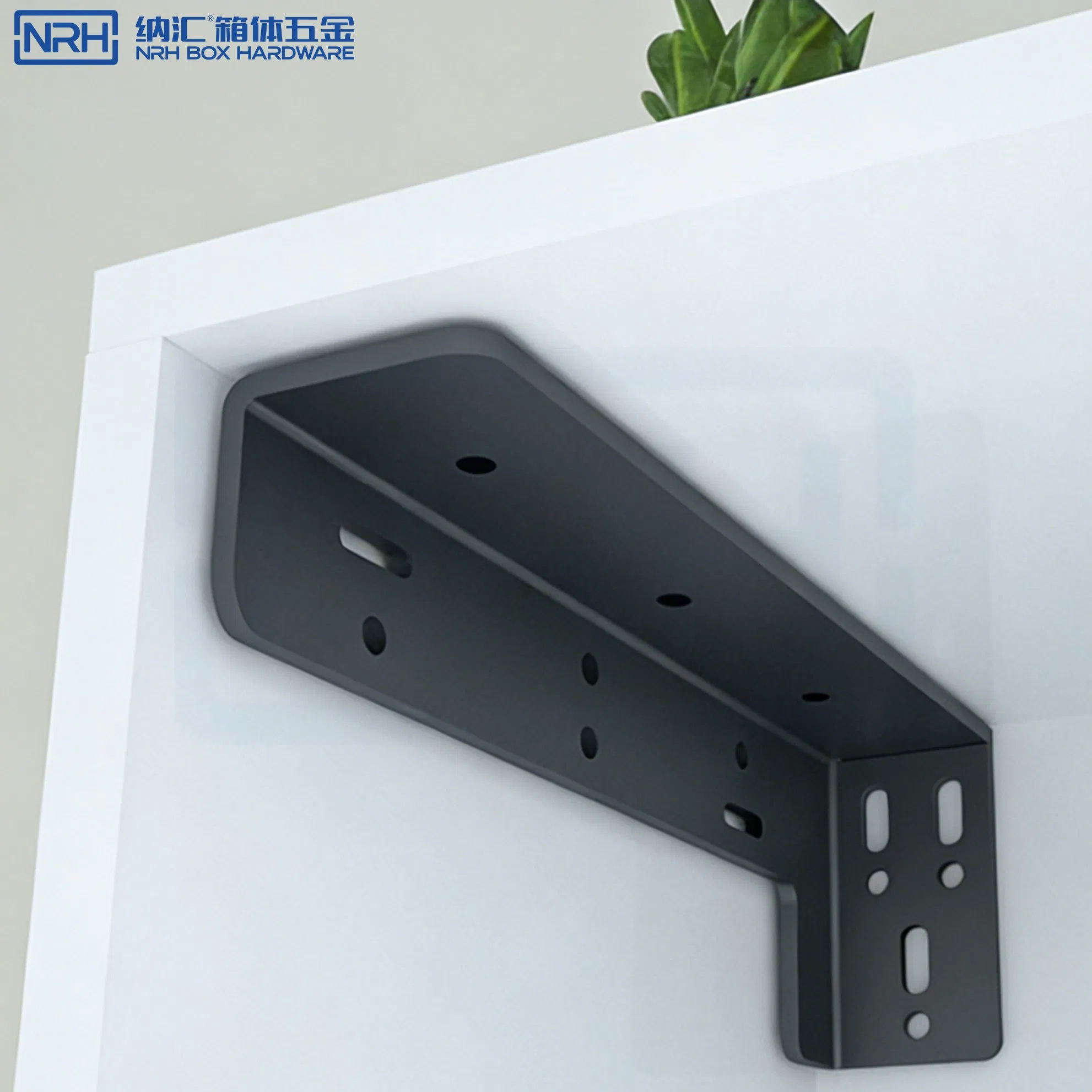 Nrh7814 Transparent Acrylic Shelf Bracket for Display Cabinet Use