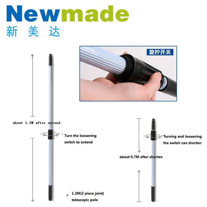 Cleaning Tools Aluminum Pole Aluminum Telescopic Pole Extension Pole