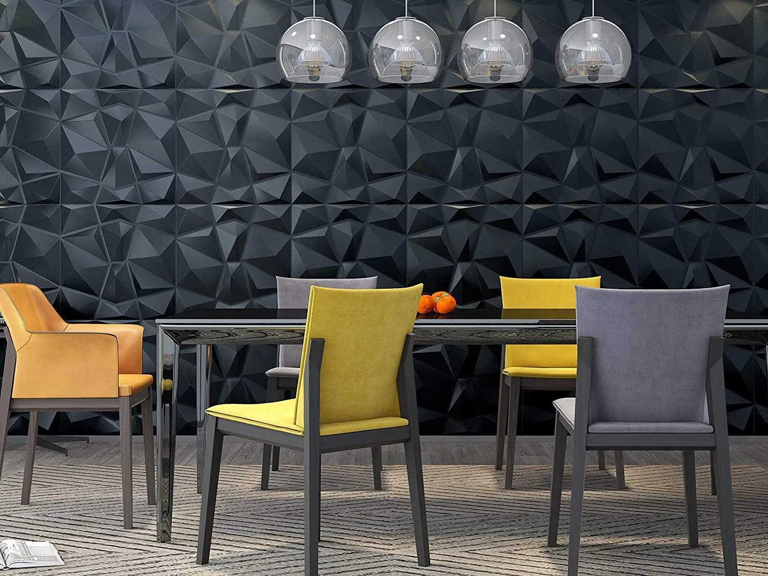 50*50cm Waterproof Plastic Building Material 3D Plastic Wall Panels Interior Decorative Wall Panels for Home Decoration