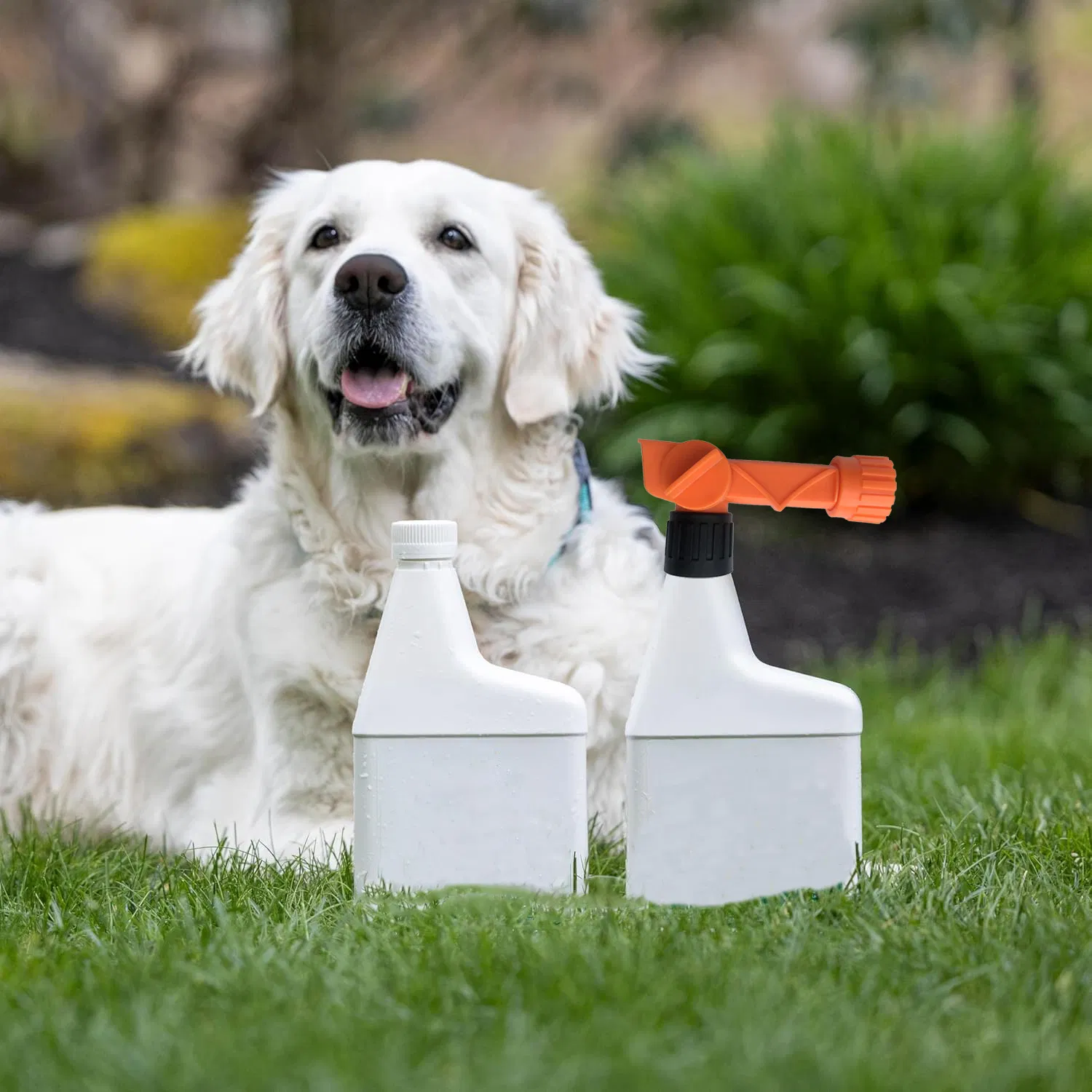 Heavy Duty 3/4" Hose End Sprayer Nozzle Chemical Resistant with Fan Spray