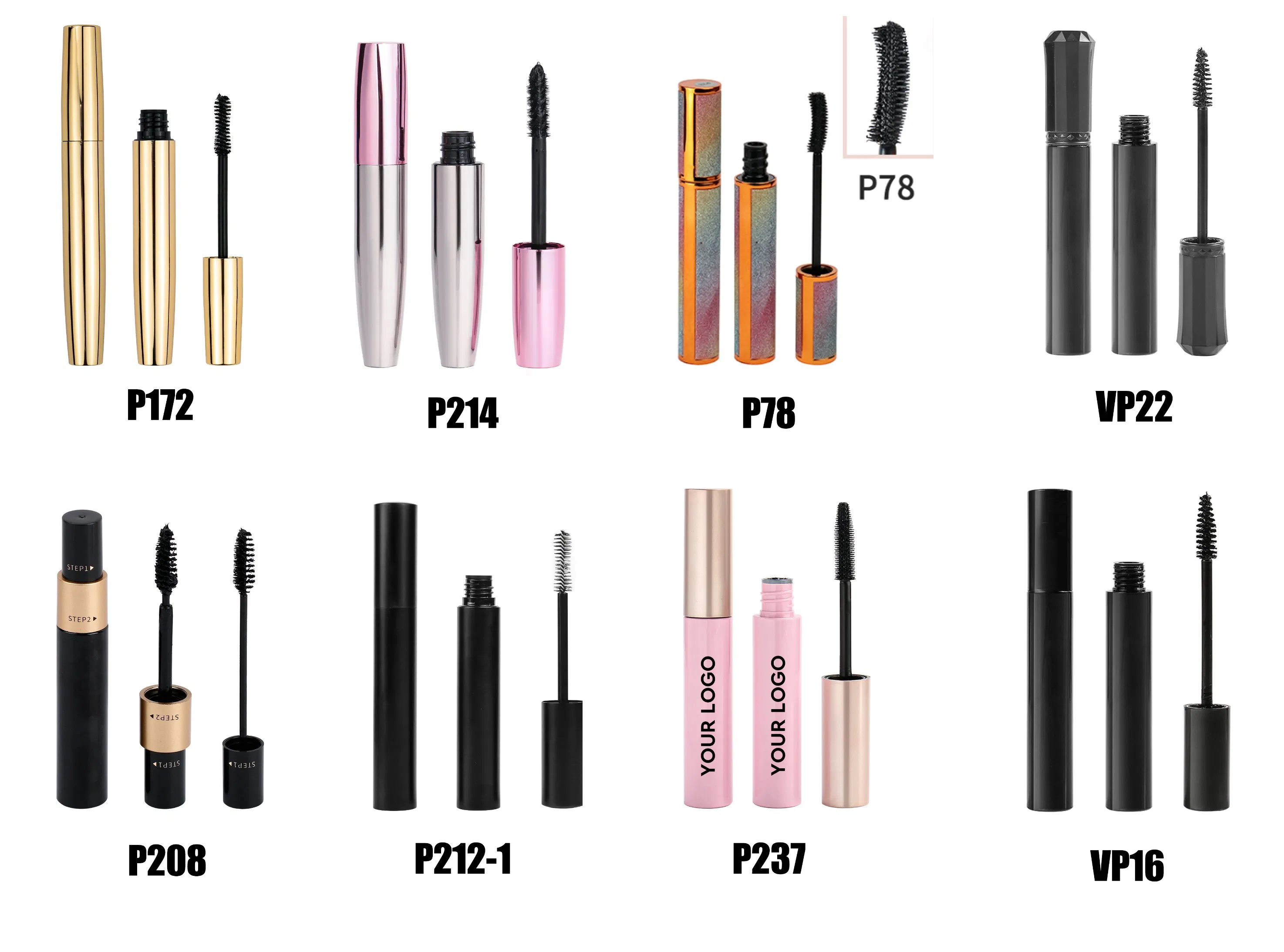 Organic Smudge-Proof Waterproof Colorful Mascara with Quick-Dry Formula for Lush Lashes