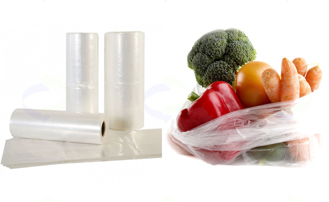 PLA Clear Bag Packaging Bag 100% Compostable Clear Fruits Bags