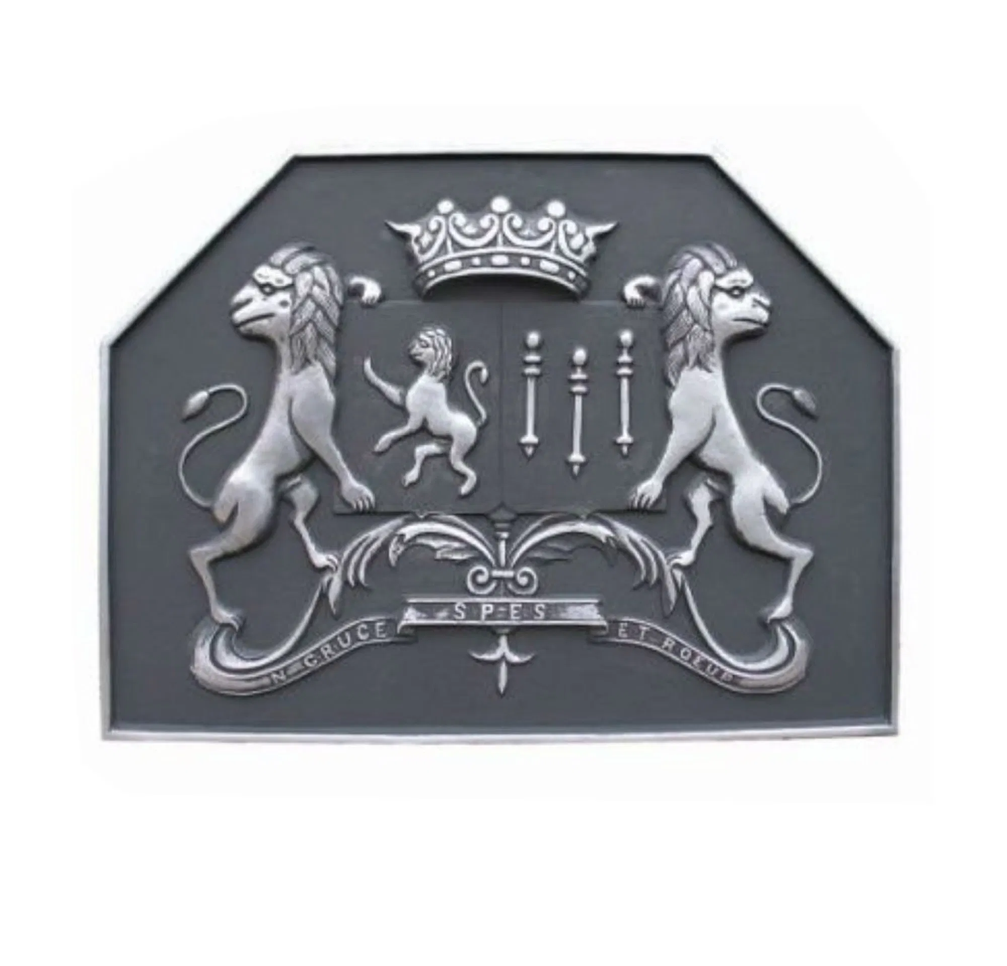 Cast Iron Vintage Fireplace Accessories Fireback