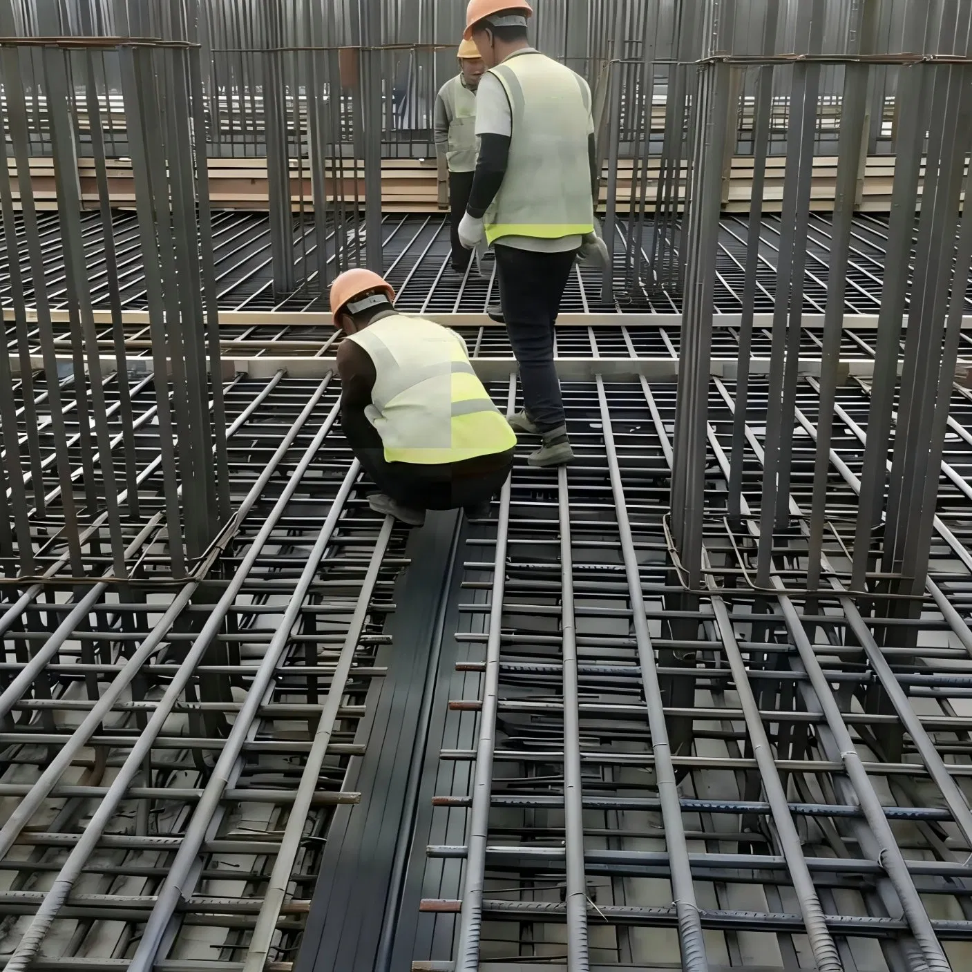 Extra-Wide Steel Waterstop for Large-Pour Concrete Slab Joints