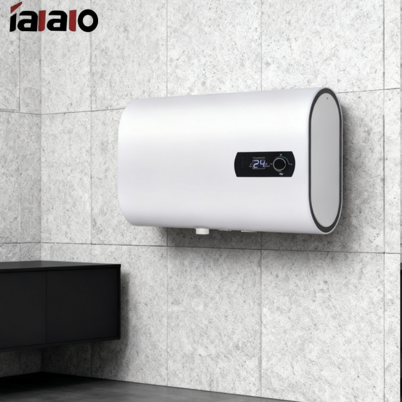 Space Efficient Flat Design Storage Water Heater with Horizontal Mounting