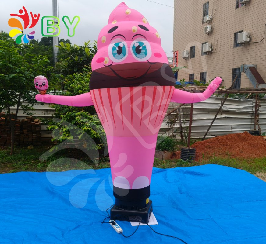 Boyan Colorful Inflatable Ice Cream Balloon Inflatable Ice Cream Model