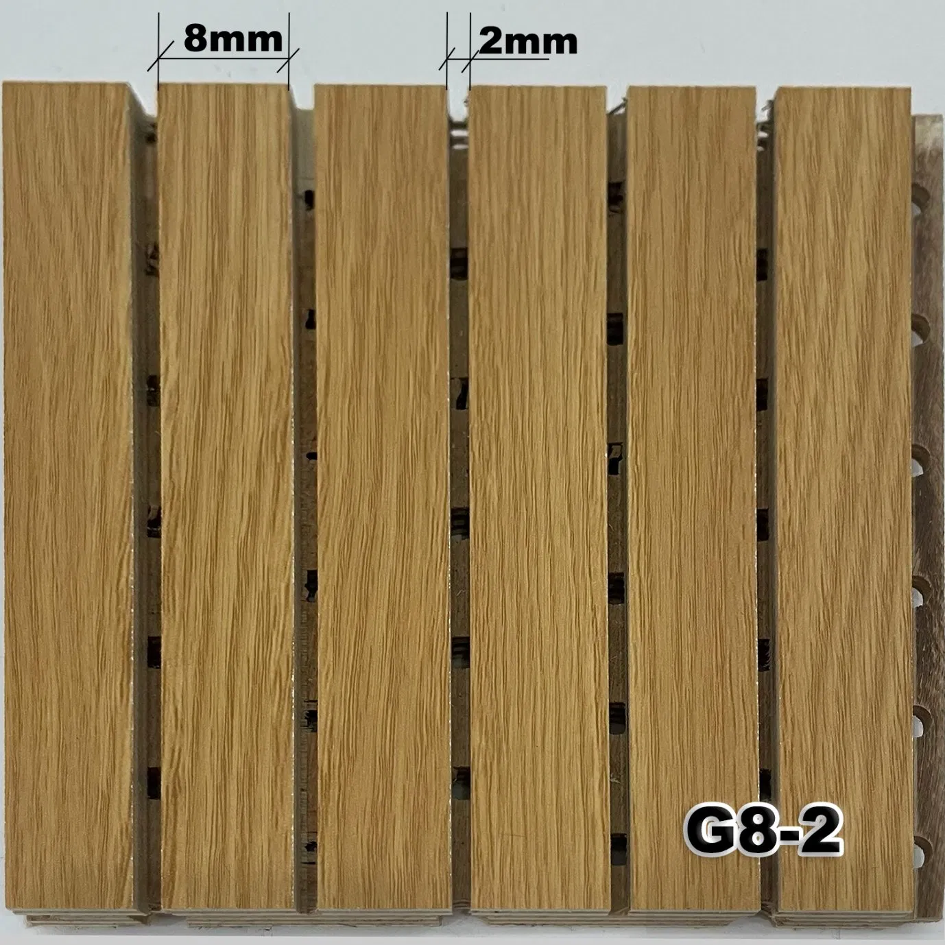 Acoustic Interior Wall Ceilings Decoration Wood Timber Grooved Soundproofing Panels