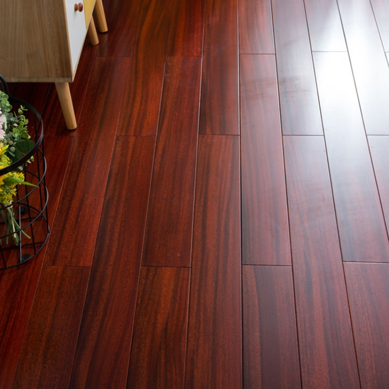 Environmentally Friendly and Wear-Resistant Longan Wood Log Floor 0757