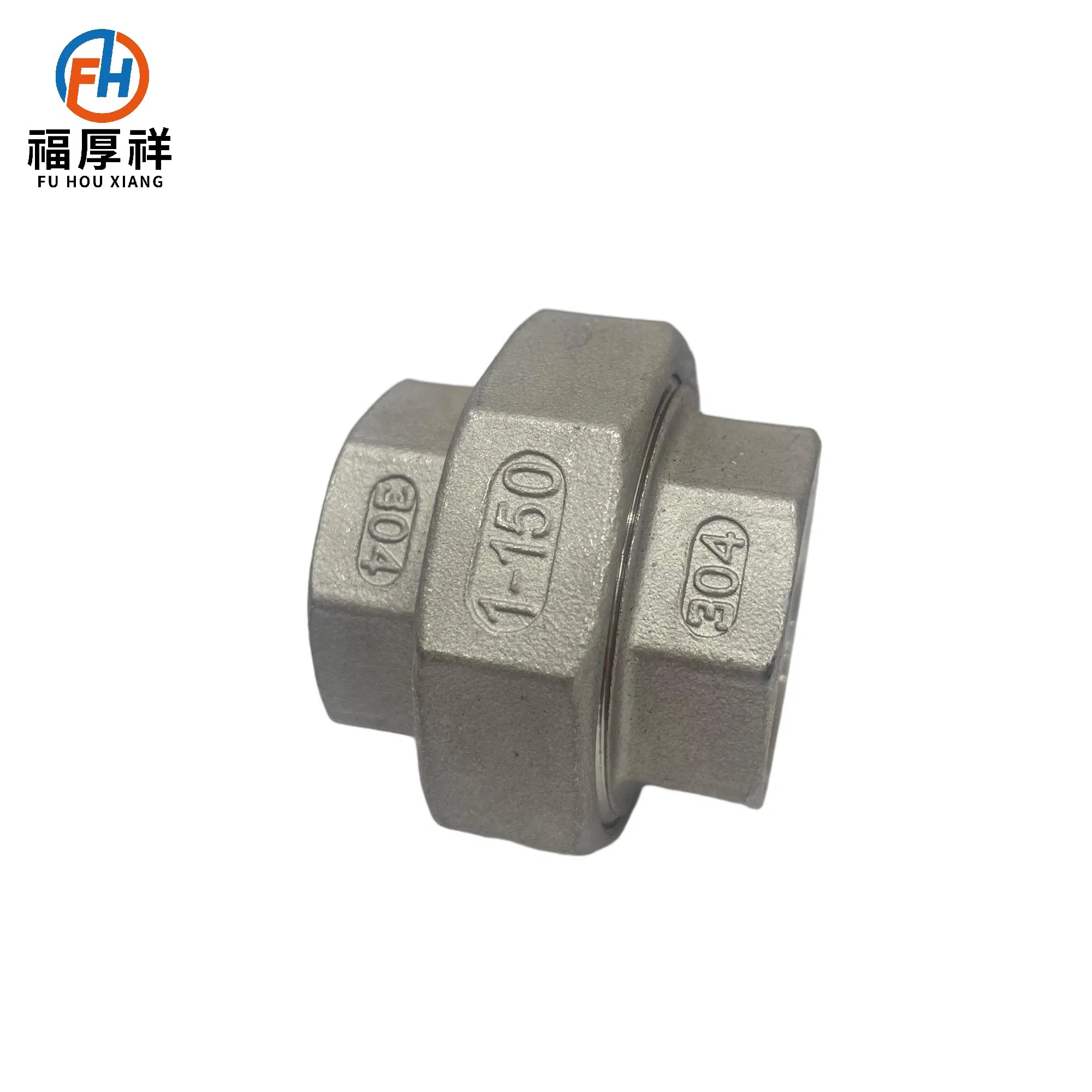 Stainless Steel Pipe Fitting OEM ISO High Pressure Threaded Union for Compression Pipe