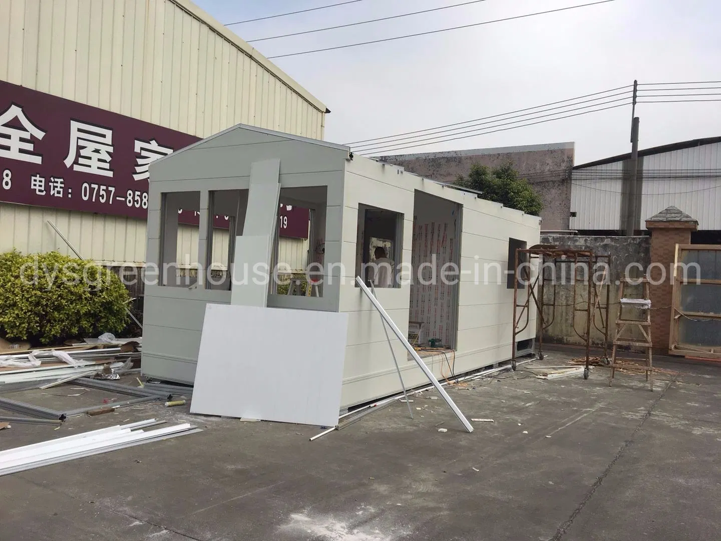 Assembly Type Aluminum Alloy Structure Mobile House Sunroom Greenhouse