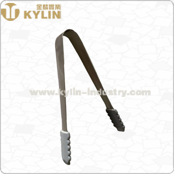 Lotus Shape Stainless Steel Kitchen Bread Tong Food Sugar Tong with Handle