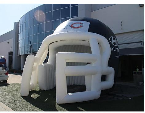 2023 New Inflatable Indoor Helmet with Lighting System for New Year Selling